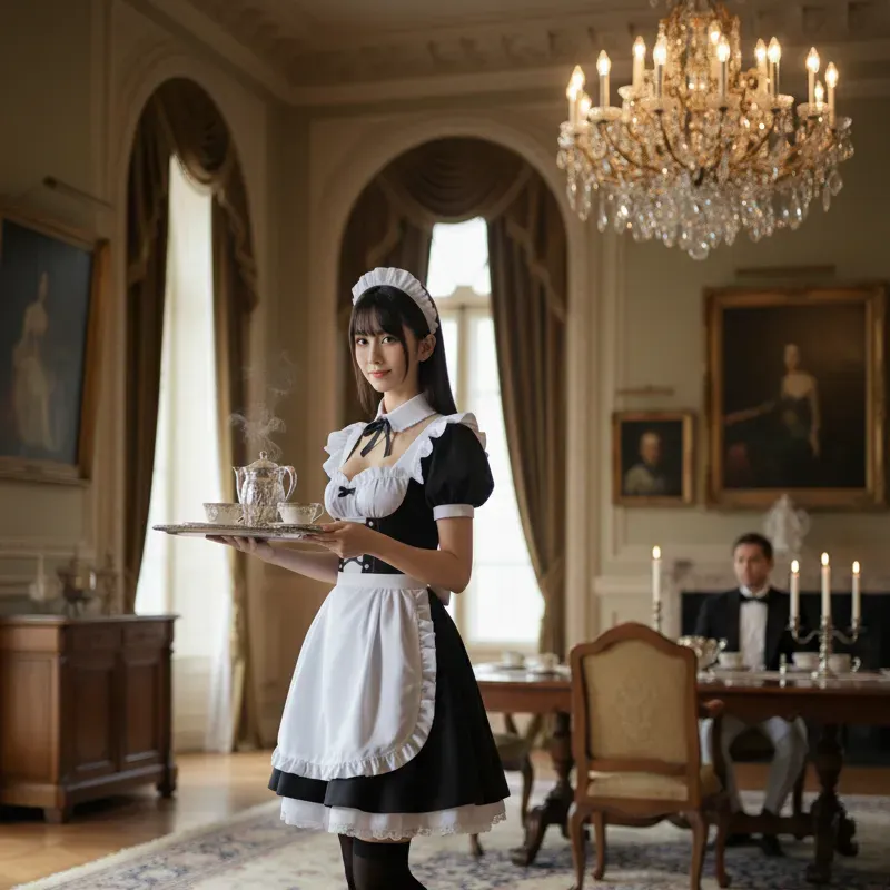 古い屋敷のメイド