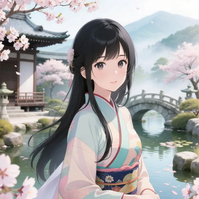 Qwen AIが生成した女性のポートレート