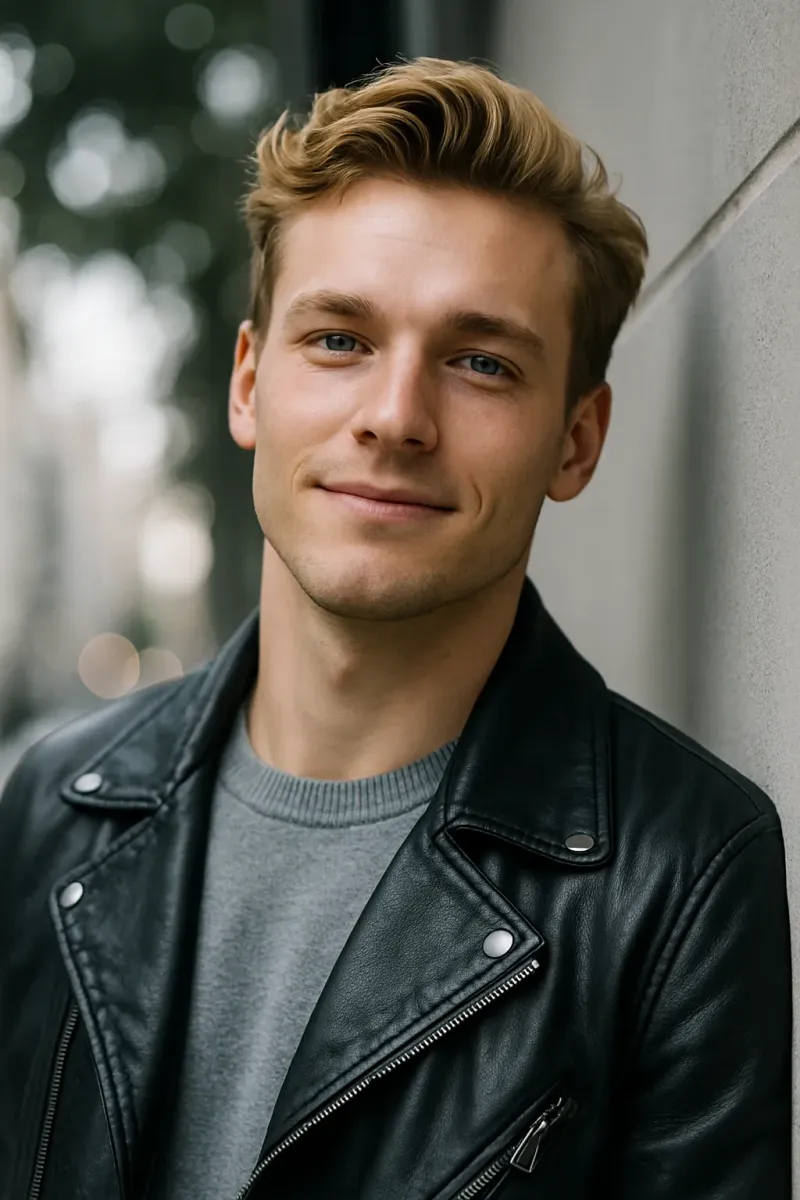 ブロンドの白人男性