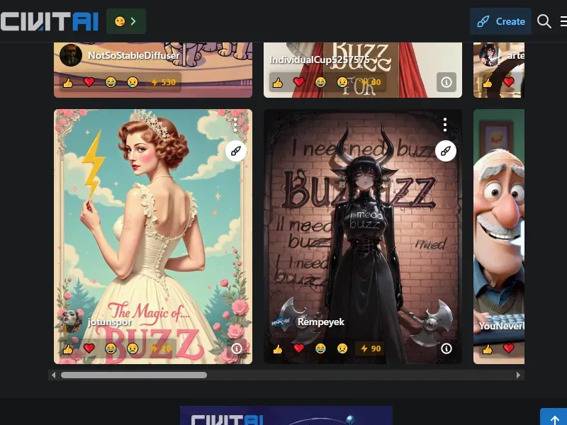 Civitaiのイメージ画像 1