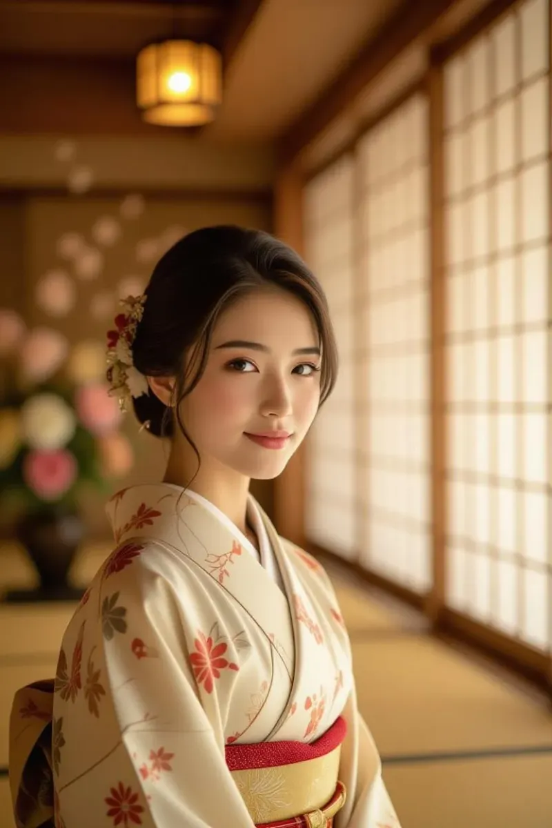 和装美人