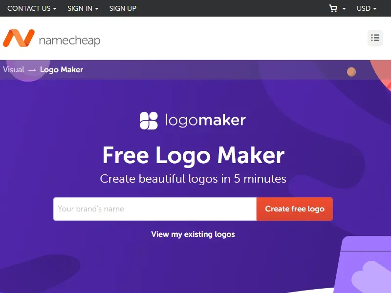 Namecheap Logo Makerのイメージ画像 1